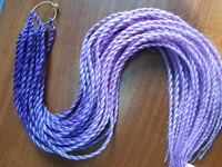 Синегальские косы  омбре фиол-фиолетовый