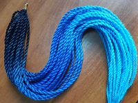 Сенегальские косы тройное  омбре синий