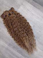 Афролоконы на трессах светло-русый омбре