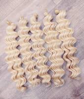 Афролоконы крючковые 50см (комплект - 5 пучков) №613