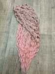Афролоконы крючковые Ариэль grey/pink (55см)