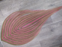 Комплект DE дред гладких русый+розовый (ручные)