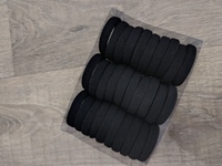 Набор резинок для волос (черные)