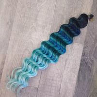 Афролоконы крючковые 50см 1 пучек омбре GREEN