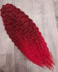 Афролоконы крючковые Ариэль #T8/RED (55см)