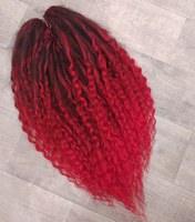 Дредо-локоны крючковые Ариэль №T8/RED (55см)