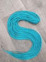 Сенегальские косы голубые